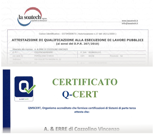 Certificazioni